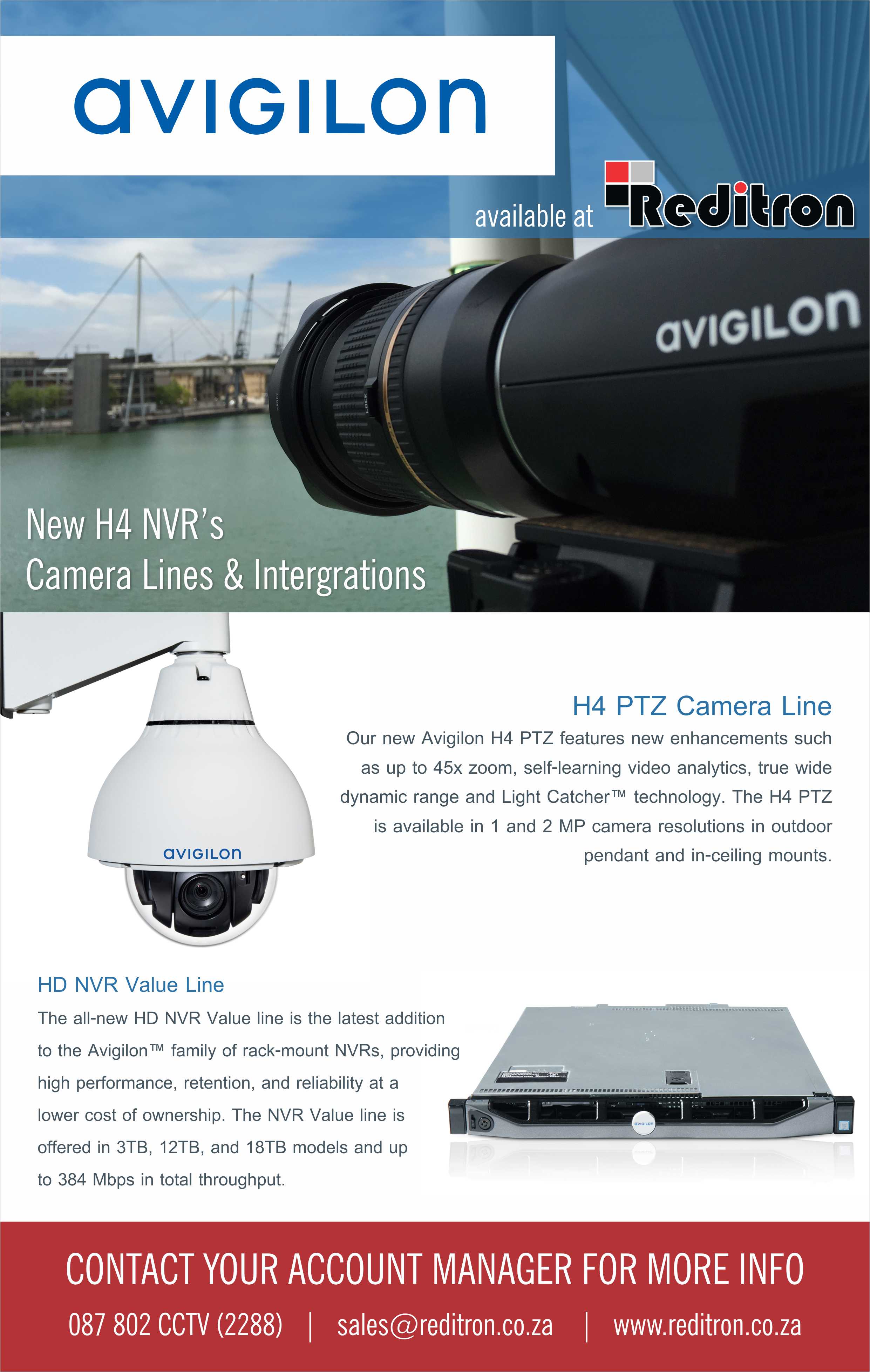 2016 Oct Avigilon H4 Reditron Emailer