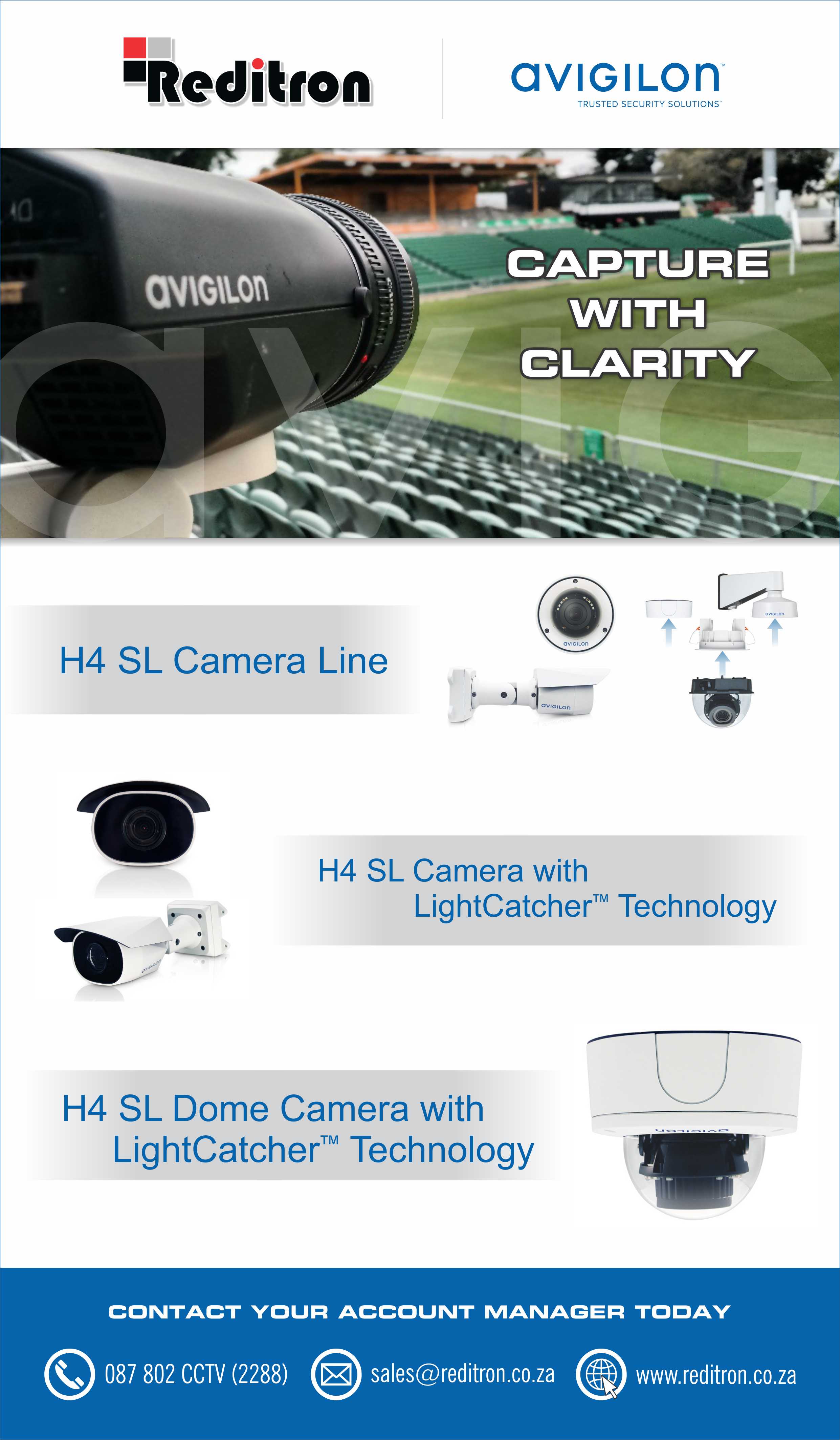 2017 Feb H4SL Camera Line Avigilon Reditron