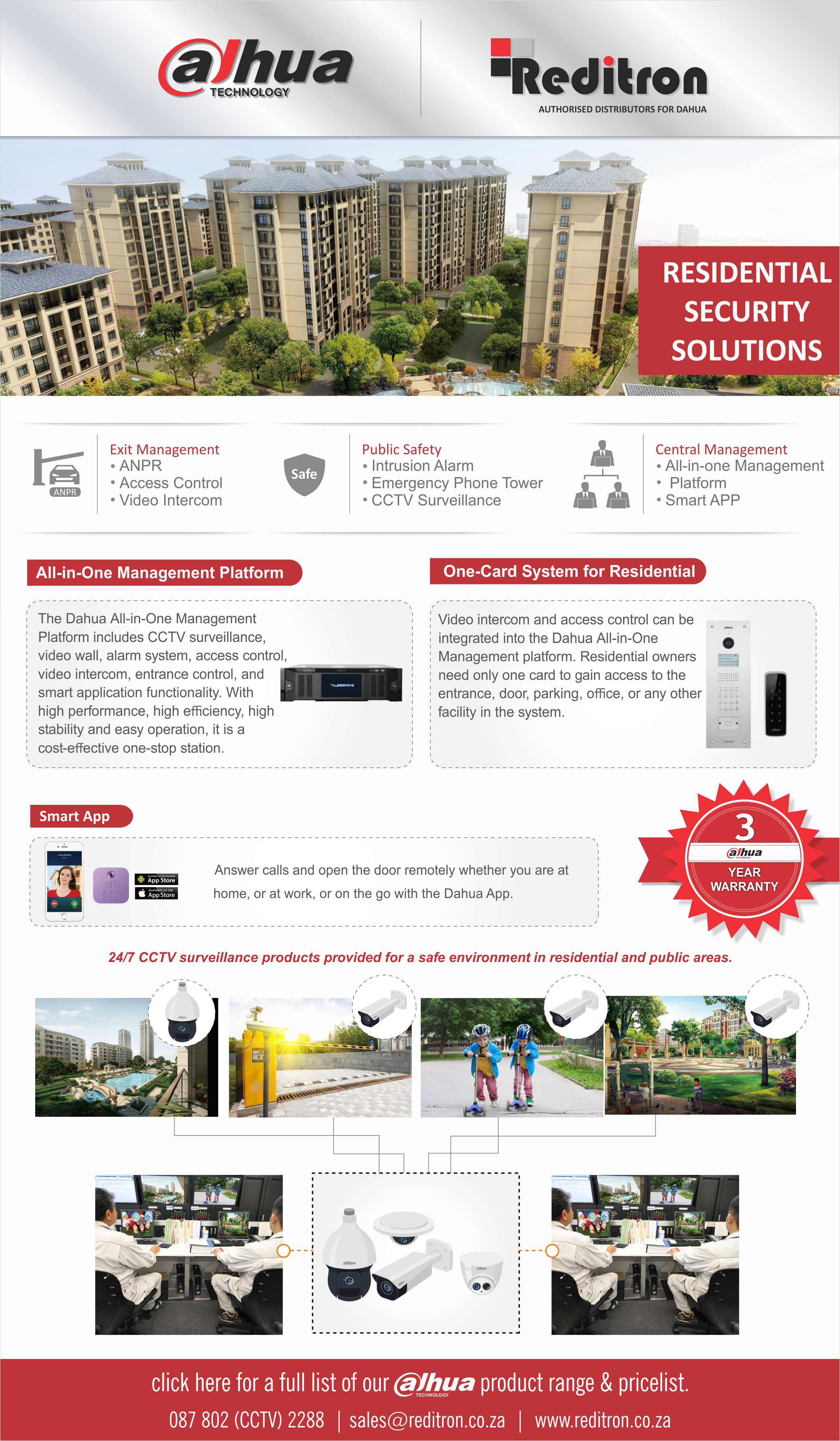 2017 Oct Dahua Residential Solutions Reditron Emailer